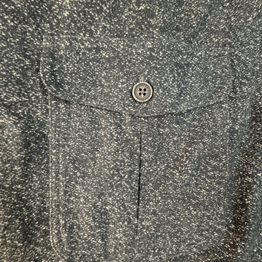 Freedom Foundry Mens Long Sleeve Shirt XXL Button Down Pockets Flannel Speckled - Picture 5 of 11